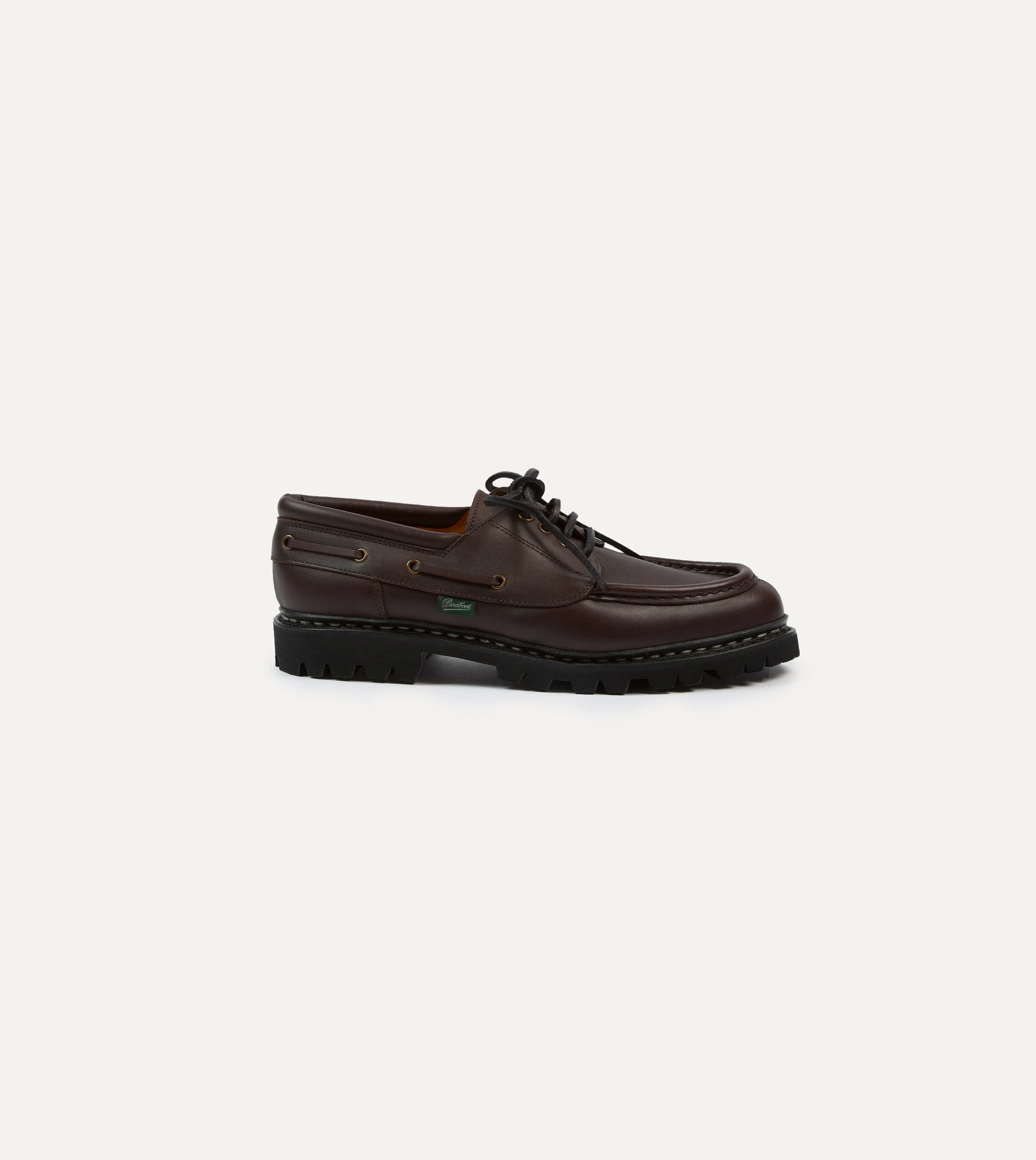 Paraboot Chimey Dark Brown Calf Leather Derby Shoe