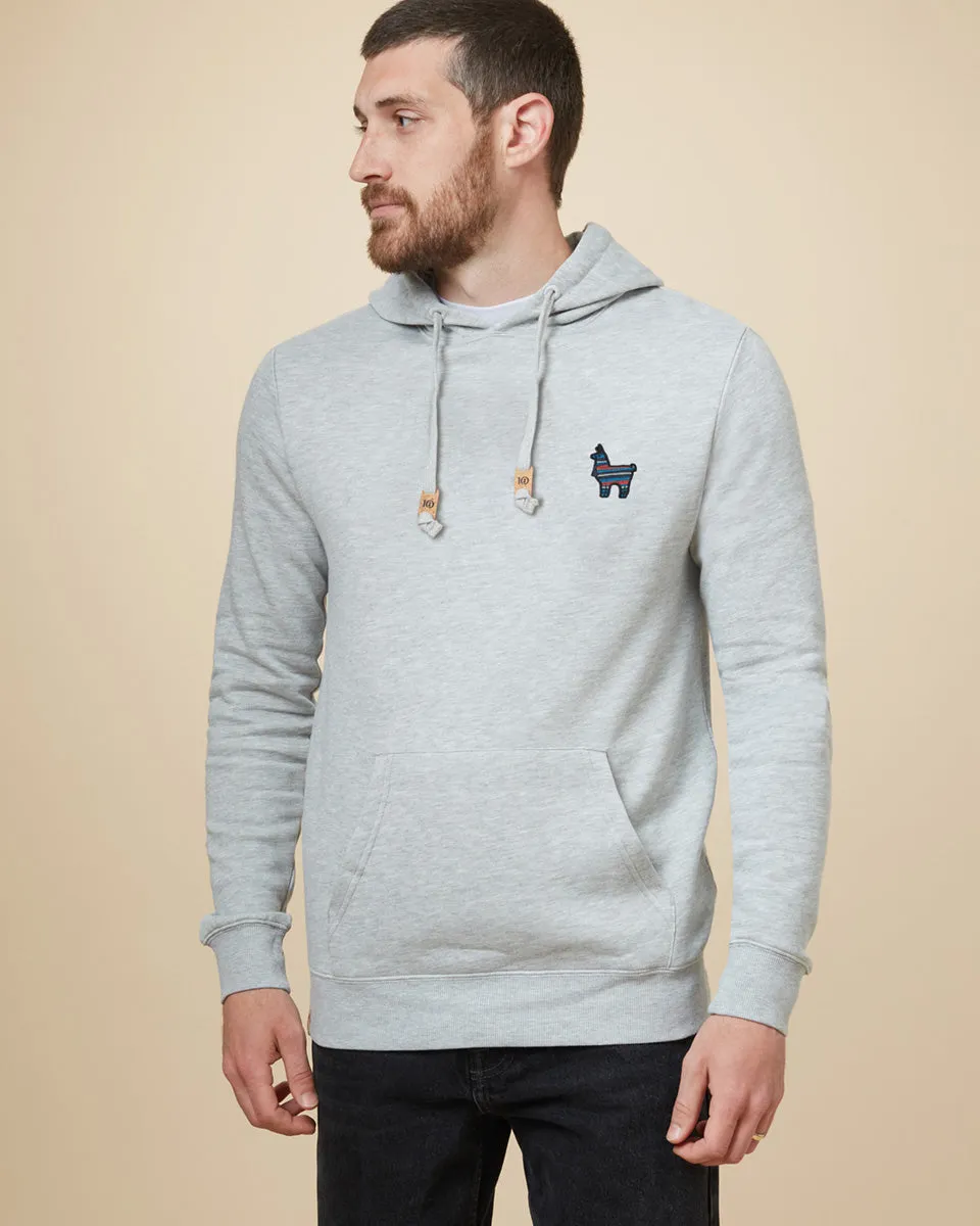 Peru Embroidered Llama Hoodie