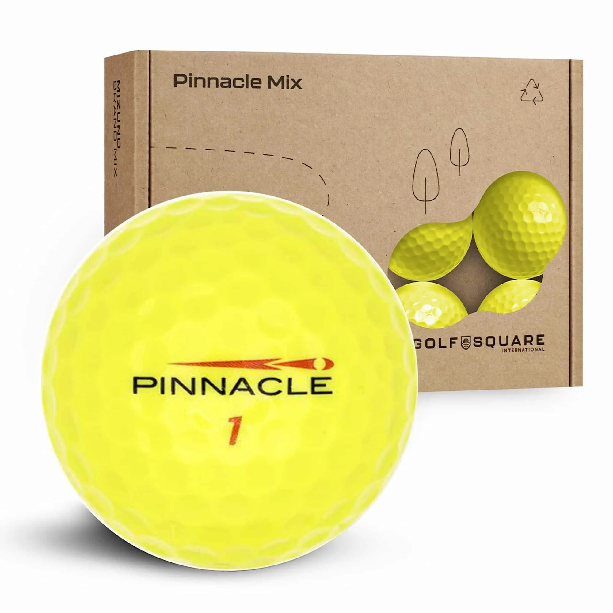 Pinnacle Golfballenmix - Gekleurd