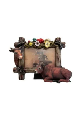 Pure Western Cow Picture Frame