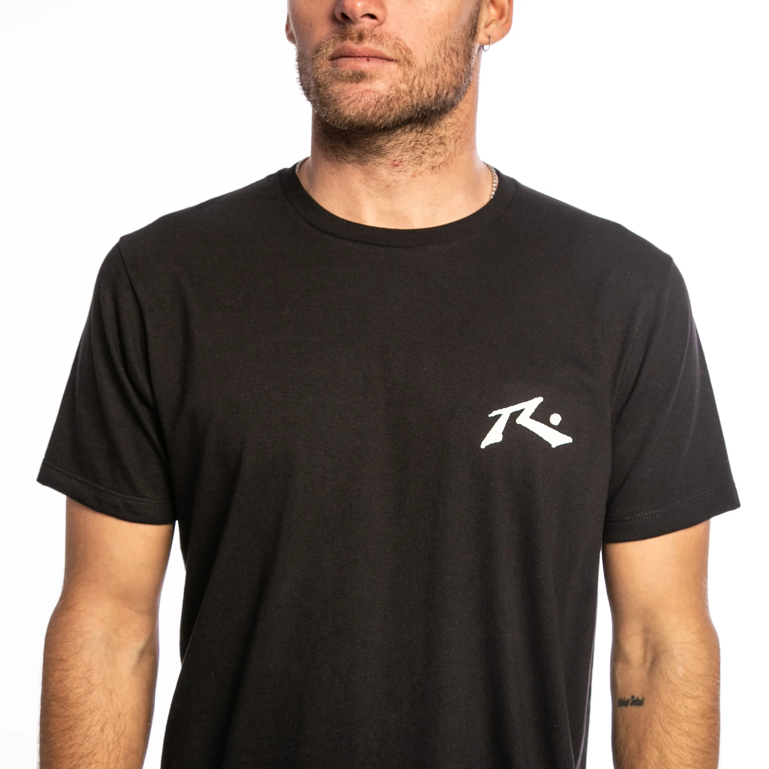 Remera Hombre Rusty Competition Negra