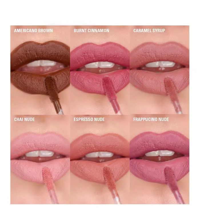 Revolution - Labial líquido IRL Whipped Lip Crème - Americano Brown