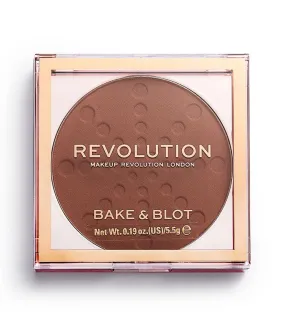 Revolution - Polvos Compactos Bake & Blot - Deep Dark