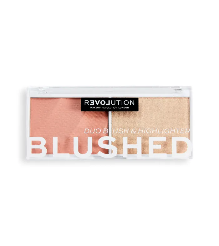 Revolution Relove - Dúo colorete e iluminador Colour Play Blushed - Sweet