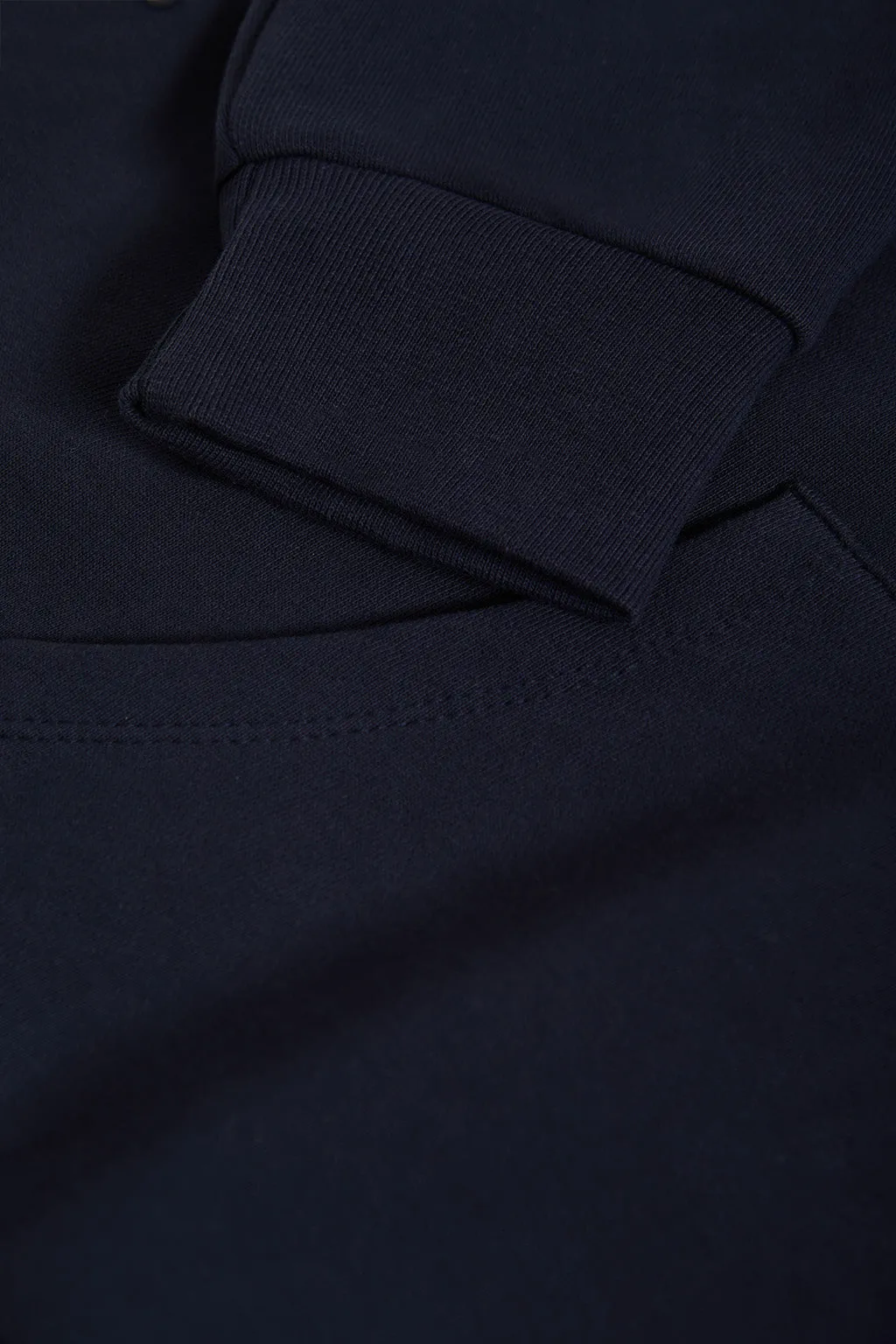 Sudadera azul marino con capucha y detalle Polo Club