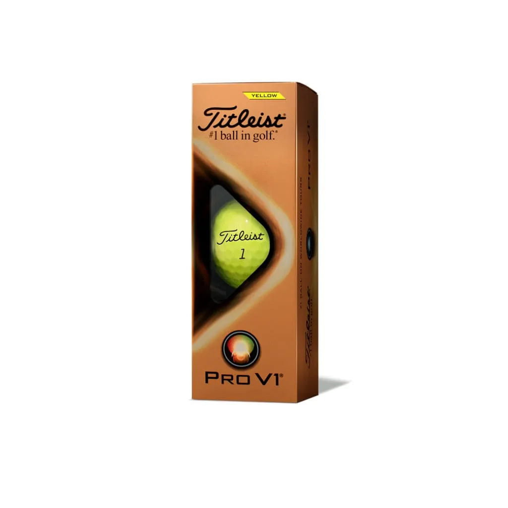 Titleist Pro V1 - Geel