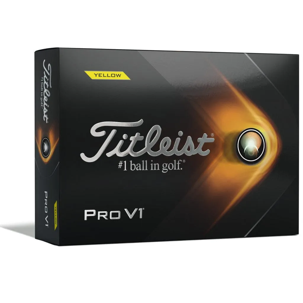 Titleist Pro V1 - Geel