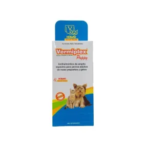 Vermiplex Puppy - Desparasitante Perro y Gato Holland en tabletas